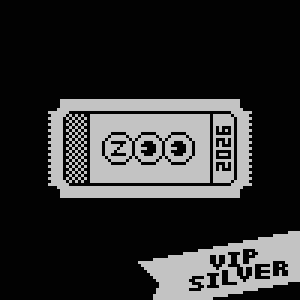VIP Entry Ticket, Silver
