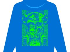 Hoodie Poke & Peek, Royal Blue