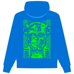 Hoodie Poke & Peek, Royal Blue