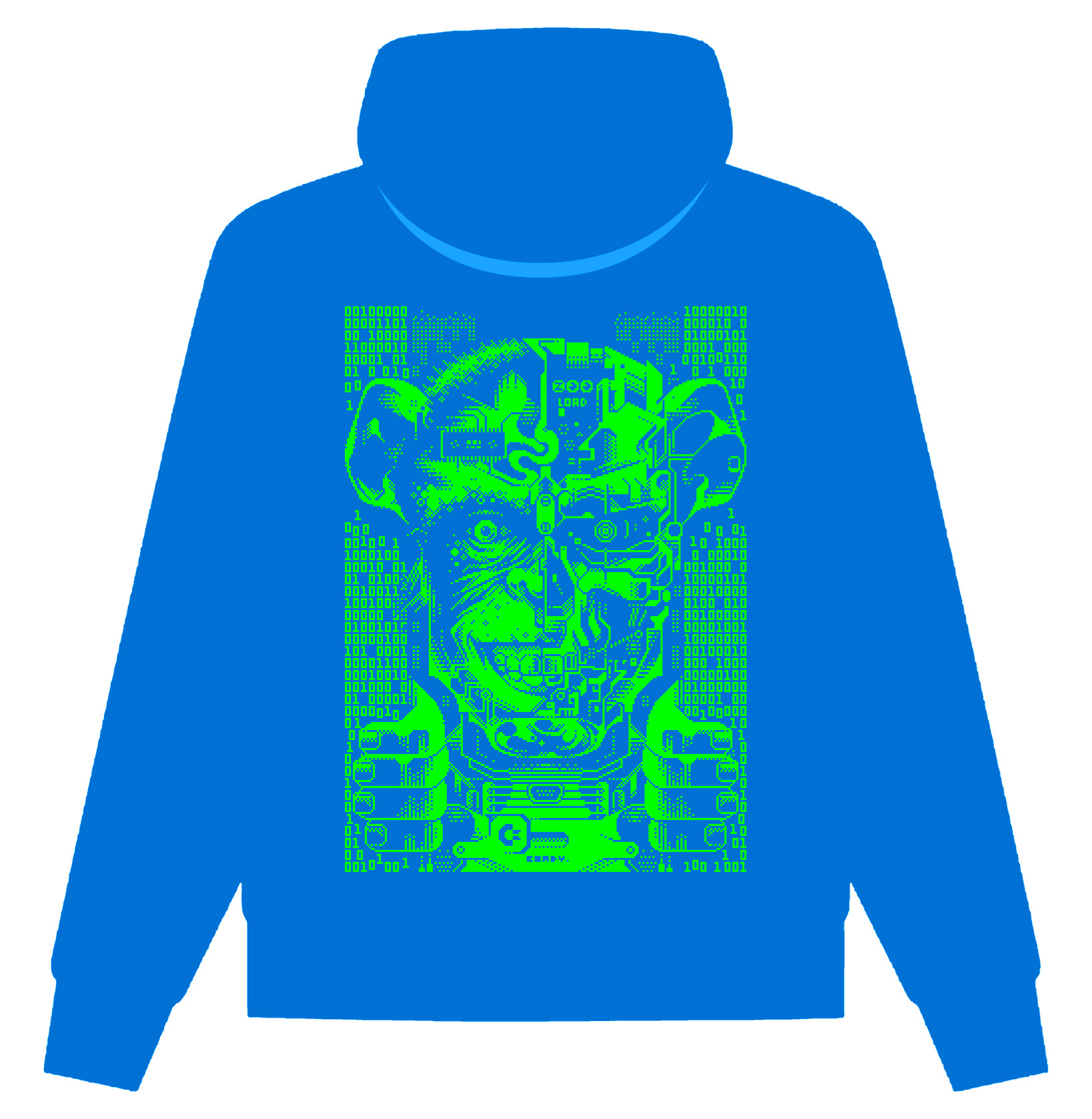 Hoodie Poke & Peek, Royal Blue