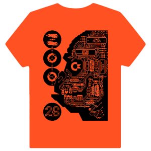 T-shirt Hardwired Ape, Orange