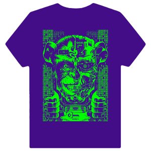 T-shirt Poke & Peek, Purple